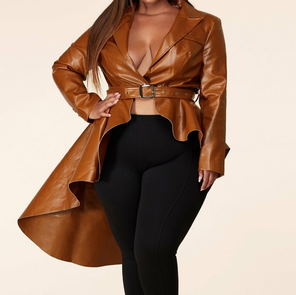 Host ❤ Pick⭐ High low Peplum Jacket👑💋😍 - Picture 2 of 6